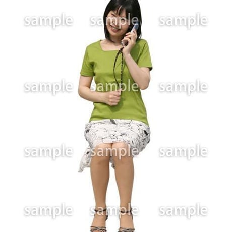 人物切抜き素材　夏服・フィットネス編　J_139