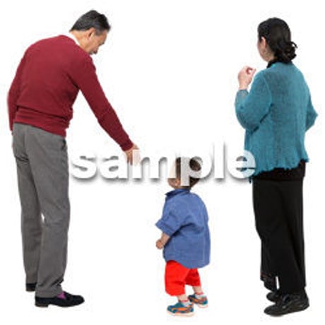 Cutout People　ファミリー　GG_189