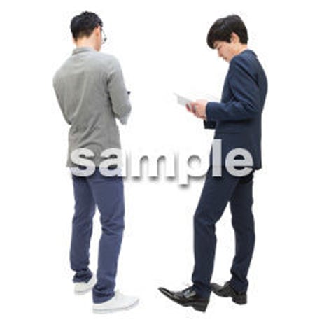 Cutout People　ビジネス-日本人　EE_144