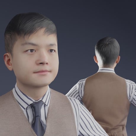 3D人モデルAポーズ　113_Dai