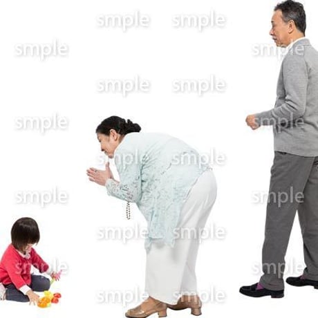 Cutout People　ファミリー　GG_194