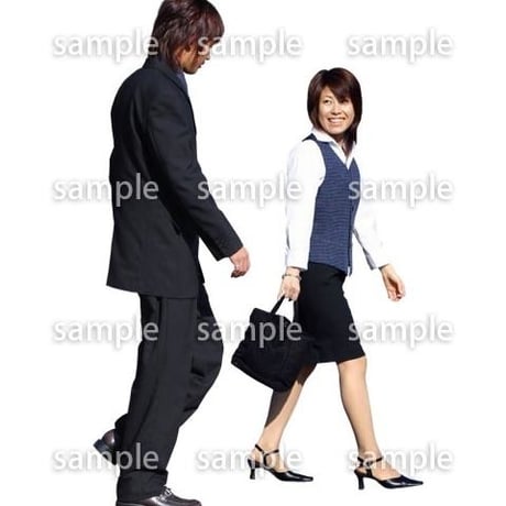 人物切抜き素材　男性女性編　A_044