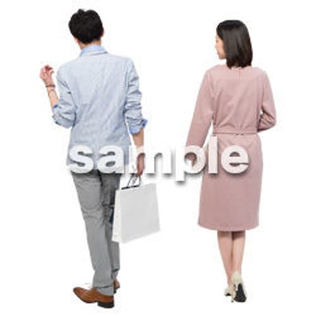 Cutout People　ショッピング　JJ_135