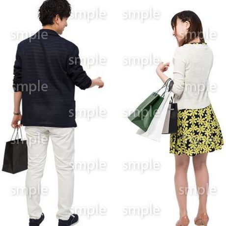 Cutout People　ショッピング　JJ_140