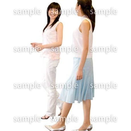 人物切抜き素材　夏服・フィットネス編　J_101