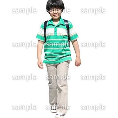 人物切抜き素材　キッズ・スクール編　O_326