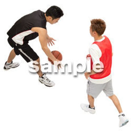 Cutout People　スポーツ 鳥瞰　CC_384