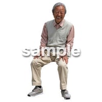 人物切抜き素材　シニアライフ編　R_466