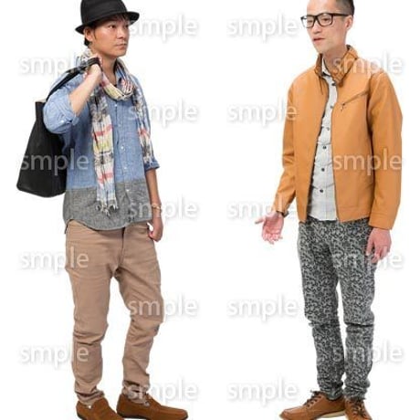 Cutout People　男性ペア　JJ_397