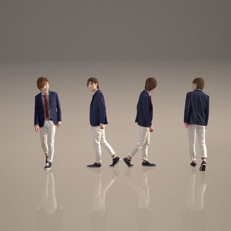 3D人物素材 [ お試し版 ] 083_M_Ren