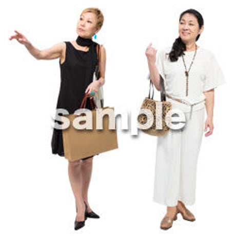 Cutout People　女性ペア　JJ_321