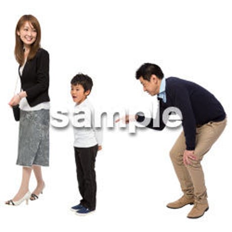 Cutout People　ファミリー　GG_027