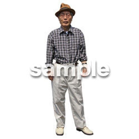 人物切抜き素材　シニアライフ編　R_251
