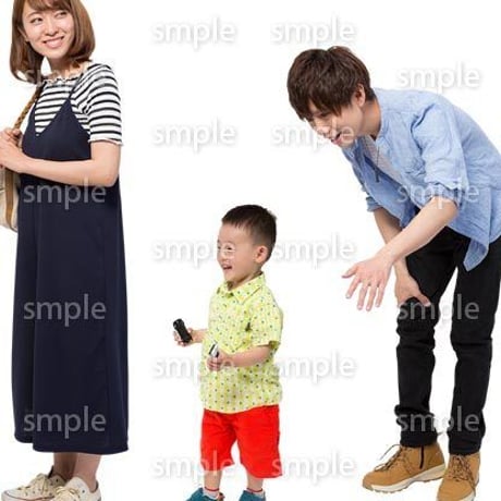Cutout People　ファミリー　GG_152