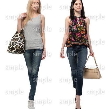 Cutout People　外国人ペア　JJ_486