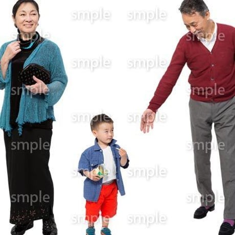 Cutout People　ファミリー　GG_186