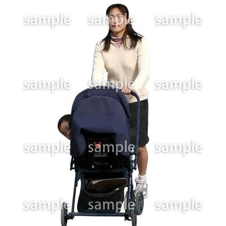 人物切抜き素材　こどもファミリー編　B_189