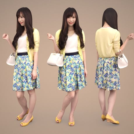 3D人物素材-ポーズド  10個セット 005_Posed-set