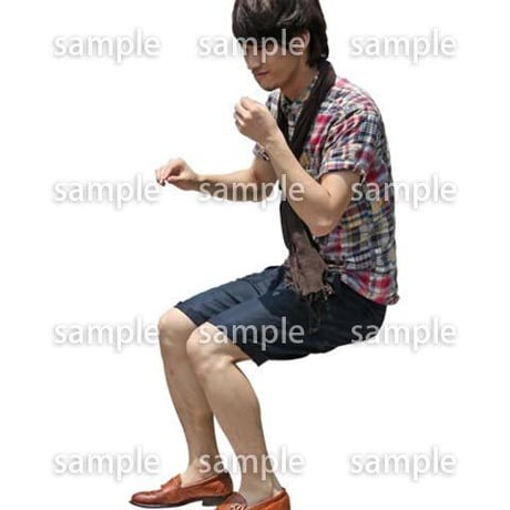 人物切抜き素材　レジャー・ショッピング編　L_463