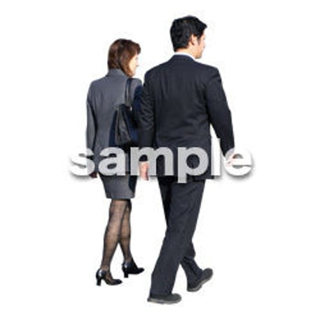 人物切抜き素材　男性女性編　A_063