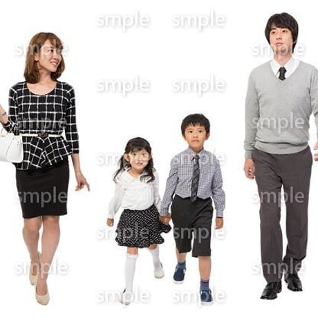 Cutout People　4人ファミリー　GG_211