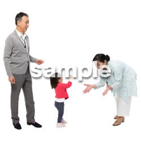 Cutout People　ファミリー　GG_192