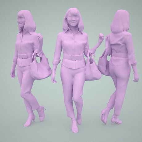 3D人物素材  [Posed]  017_Kana
