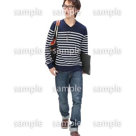 Cutout People　日本人カジュアル　BB_201