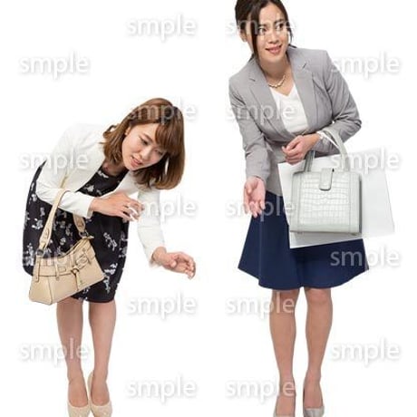 Cutout People　女性ペア　JJ_286