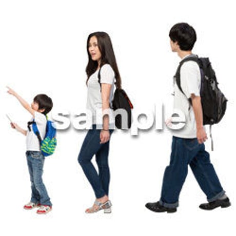 Cutout People　ファミリー　GG_108