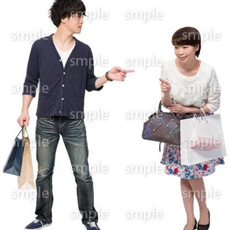 Cutout People　ショッピング　JJ_181