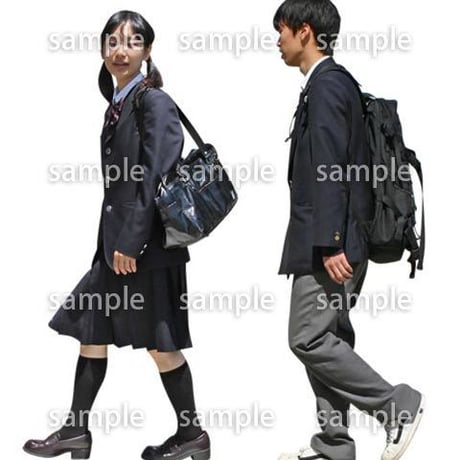 人物切抜き素材　キッズ・スクール編　O_377