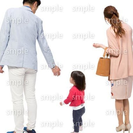 Cutout People　ファミリー　GG_074