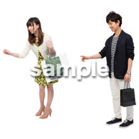 Cutout People　ショッピング　JJ_137