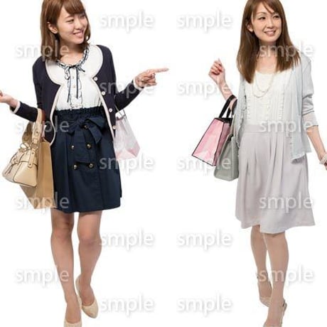 Cutout People　女性ペア　JJ_211