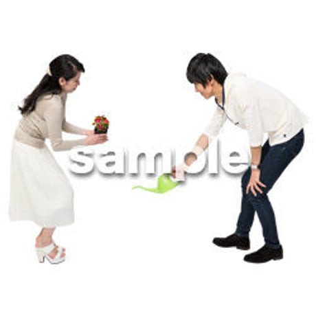 Cutout People　ガーデニング　II_173