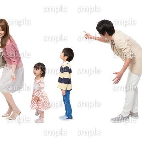 Cutout People　4人ファミリー　GG_468