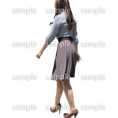 人物切抜き素材　ベーシックファッション編　P_209