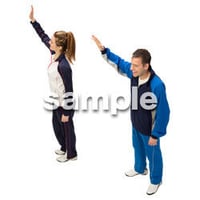 Cutout People　スポーツ 鳥瞰　CC_368