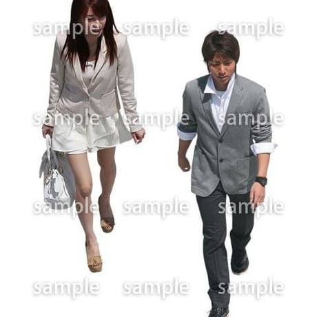 Cutout People　鳥瞰　人物　FF_136