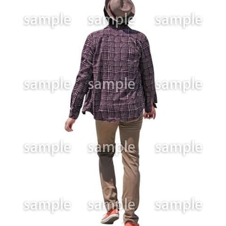 人物切抜き素材　レジャー・ショッピング編　L_340