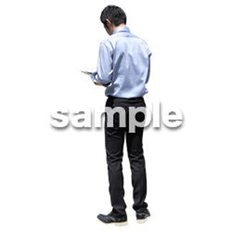 人物切抜き素材　ベーシックファッション編　P_400