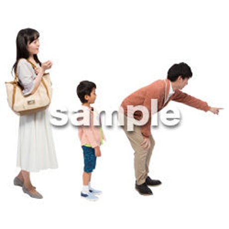 Cutout People　ファミリー　GG_148