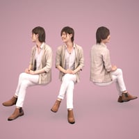 3D人物素材  [Posed]  081_Ren