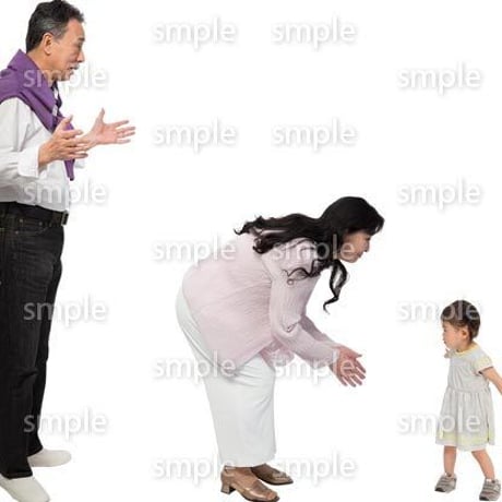 Cutout People　ファミリー　GG_203