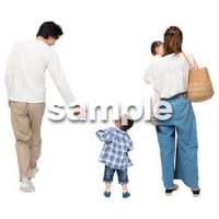 Cutout People　4人ファミリー　GG_420