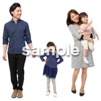 Cutout People　4人ファミリー　GG_441