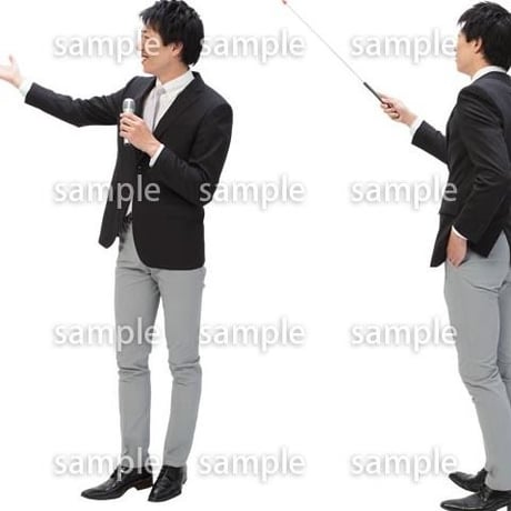 Cutout People　ビジネス-日本人　EE_038