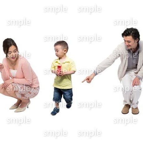 Cutout People　ファミリー　GG_171
