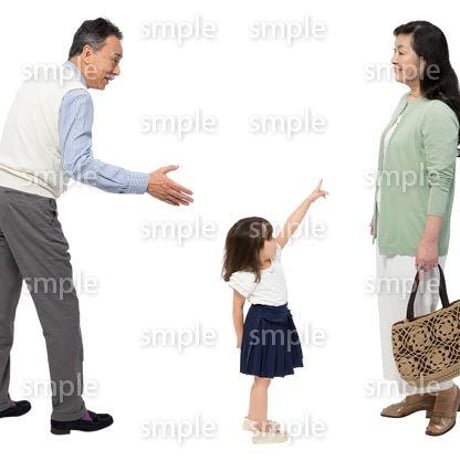 Cutout People　ファミリー　GG_198